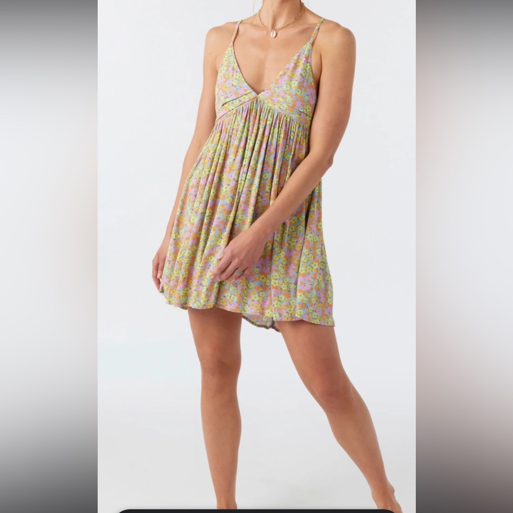 O’Neill Avery printed Tank Dress size large - Picture 1 of 9